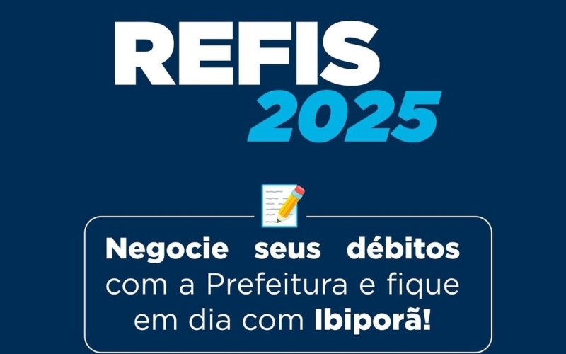 Contribuintes de Ibiporã já podem aderir ao REFIS 2025 com condições especiais