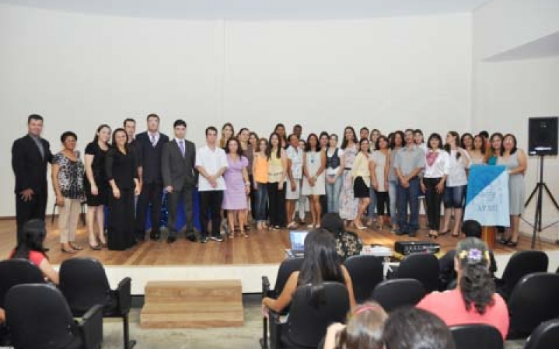 Formatura do curso de Libras
