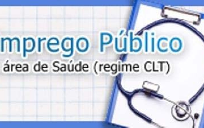 Emprego Público / Área de Saúde: inscrições até dia 21   