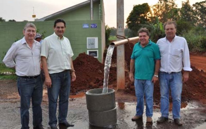 SAMAE entrega obra de ampliação da Rede de Água da região do Clube de Campo do Café
