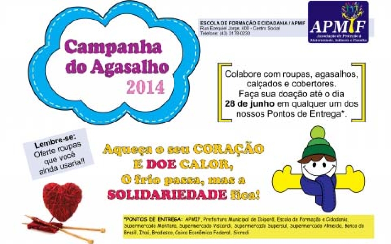 APMIF realiza Campanha do Agasalho