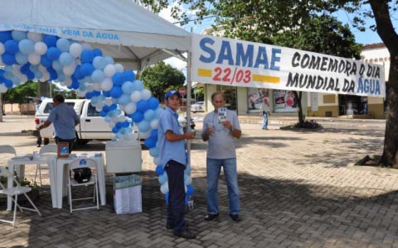 Samae realiza ação de conscientização no Dia Mundial da Água