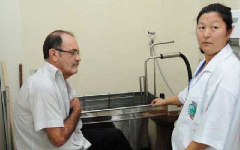 Pacientes da fisioterapia têm tratamento especial