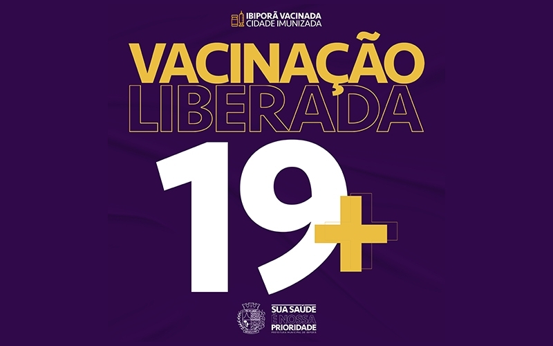 Ibiporã avança na imunização e libera agendamento para população com 19 anos ou mais