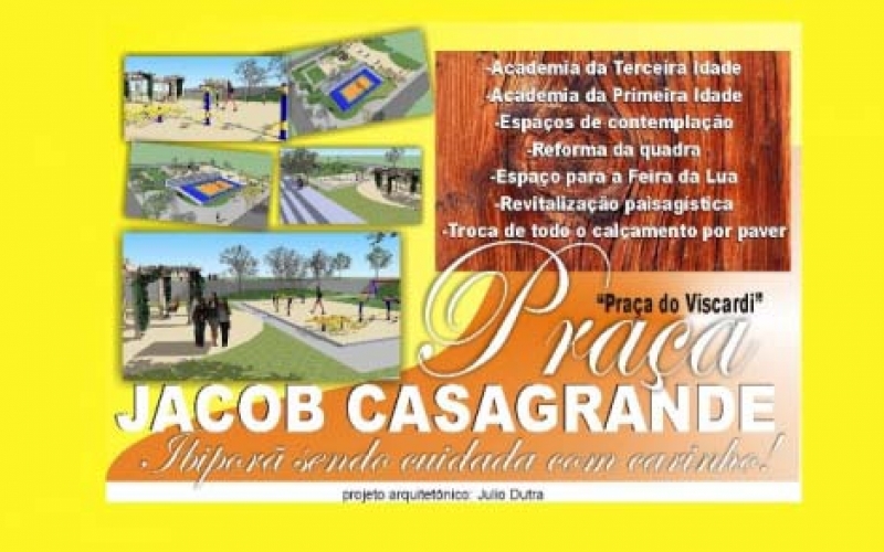 Começa a revitalização da Praça do Viscardi