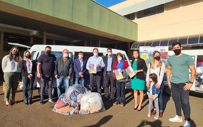 Ibiporã recebe do SESC/PR, 5 mil agasalhos da 12ª edição da campanha “Onde há calor, há mais vida!