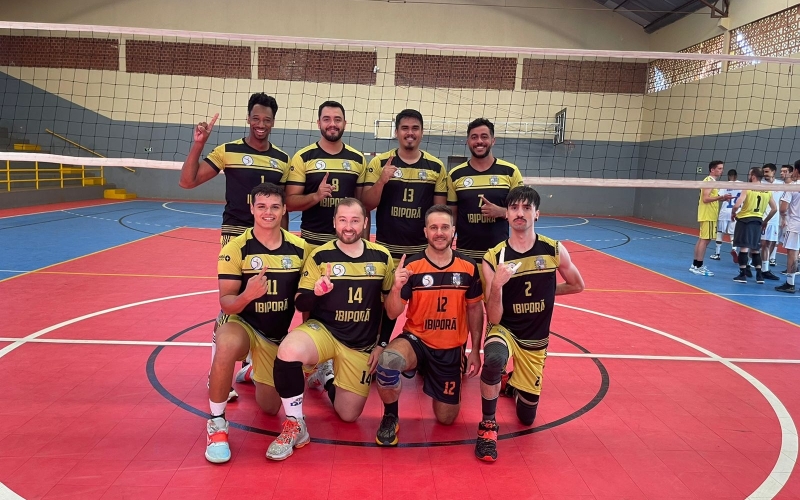 Time Ibiporã de voleibol é campeão na primeira etapa dos Jogos Abertos do Paraná e avança para a próxima etapa 