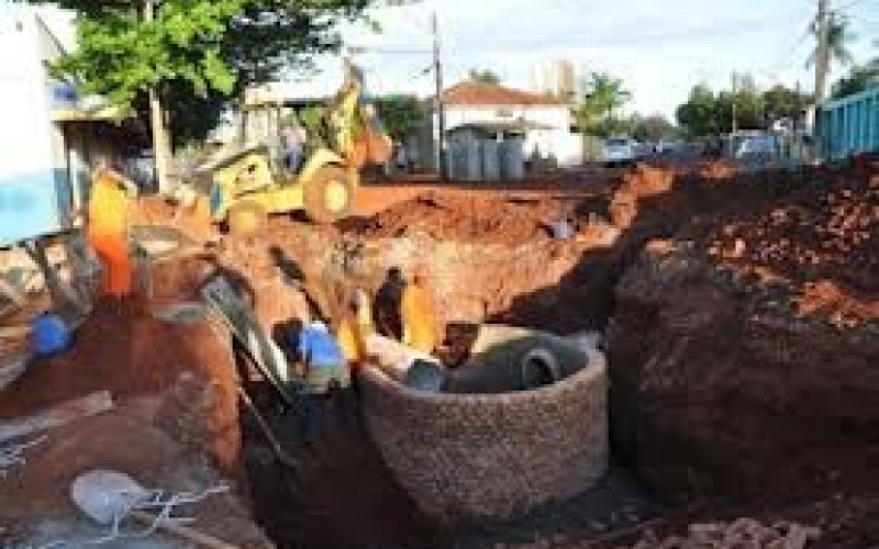 Como está a obra da Av. Souza Naves