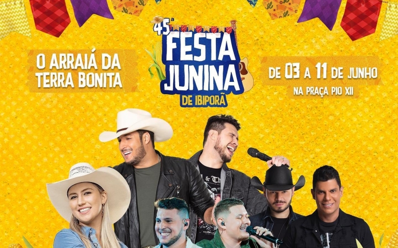 Em Ibiporã, 45ª Festa Junina promete diversão, música boa e gastronomia em nove dias de festa