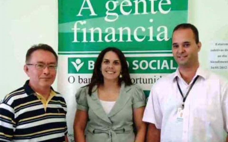 Visita de representante da Agência de Fomento