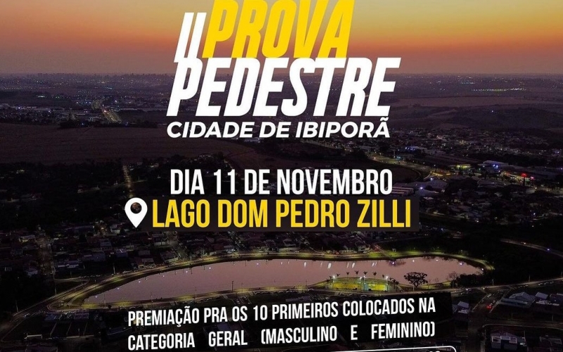  Abertas as inscrições para a II Prova Pedestre de Ibiporã