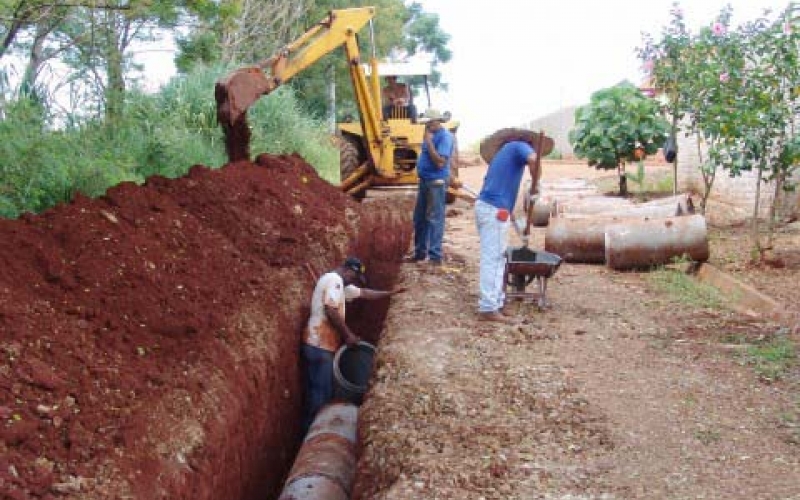 Começam as obras da galeria pluvial no Afonso Sarábia