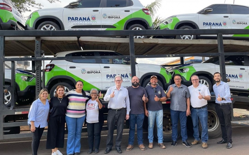 Prefeitura de Ibiporã recebe 17 novos veículos 
