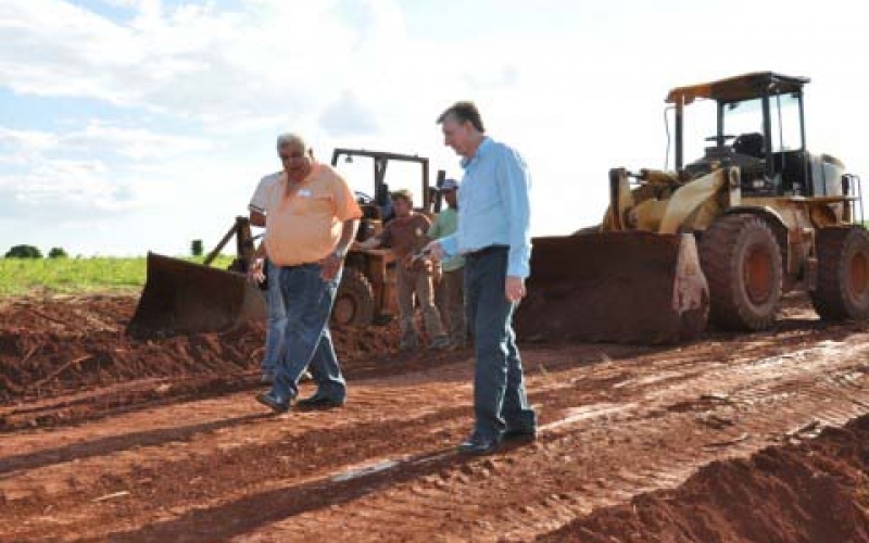 Obras em andamento