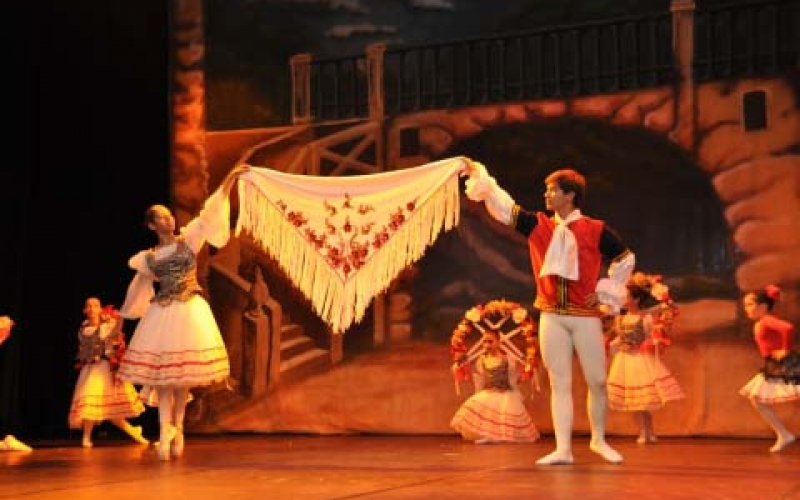 “Dom Quixote”, da Escola de Ballet da FCI, estreia para alunos do Caic