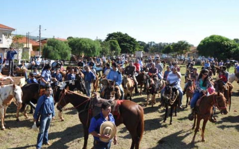 O campo invadiu a cidade de Ibiporã neste final de semana