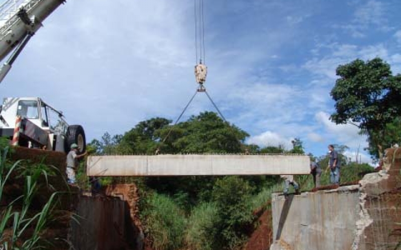 Pontes do Pedro Morelli e Afonso Sarábia estão em fase final