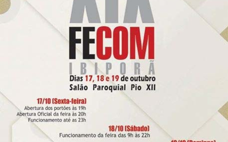 Feira do Comércio de Ibiporã começa nesta sexta-feira (17)