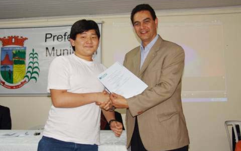 Formatura dos cursos de Eletrotécnica e Eletricidade