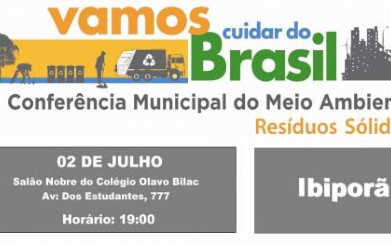 4ª Conferência Municipal do Meio Ambiente acontece nesta terça-feira