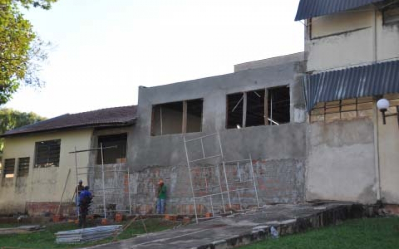 Prédio da Prefeitura está sendo reformado