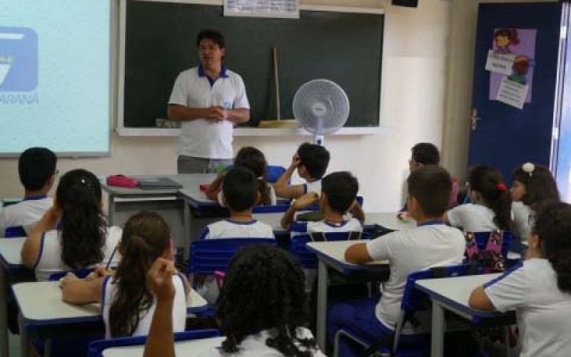 Coordenador de Resíduos Sólidos do Samae realiza palestra na Escola Rotary