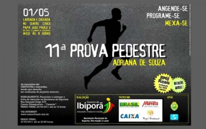 11ª Prova Pedestre Adriana de Souza