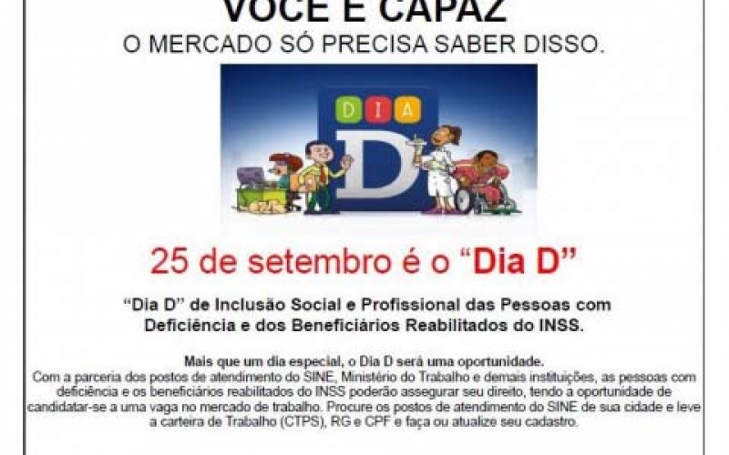 Ibiporã realiza ação para inclusão profissional de pessoas com deficiência