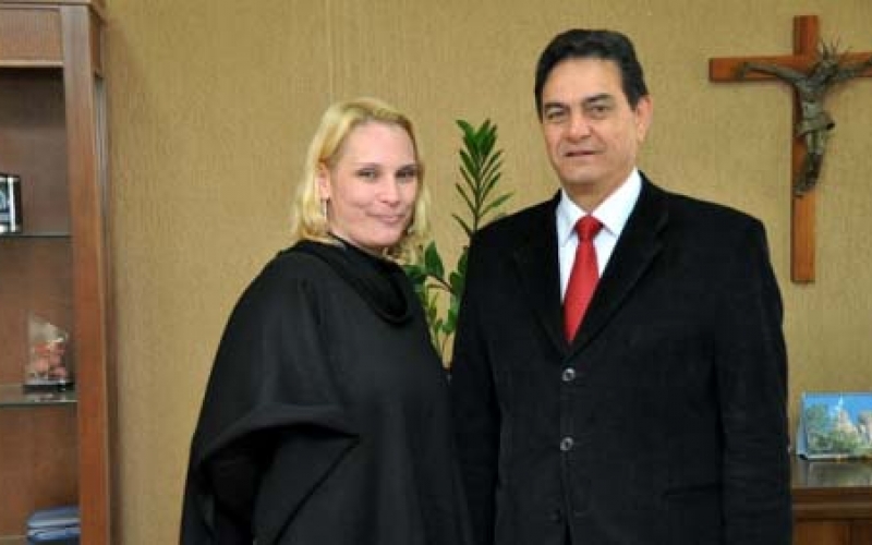 Futura presidente do Rotary em visita ao prefeito José Maria