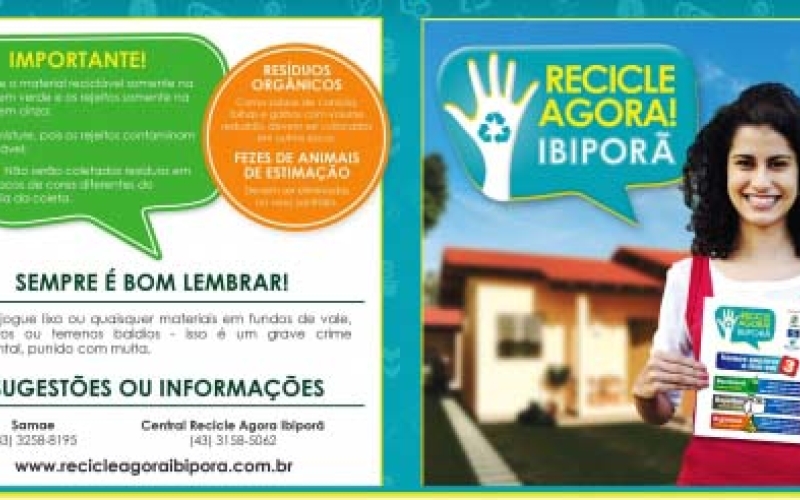 SAMAE inicia orientação sobre a coleta seletiva em toda a cidade 