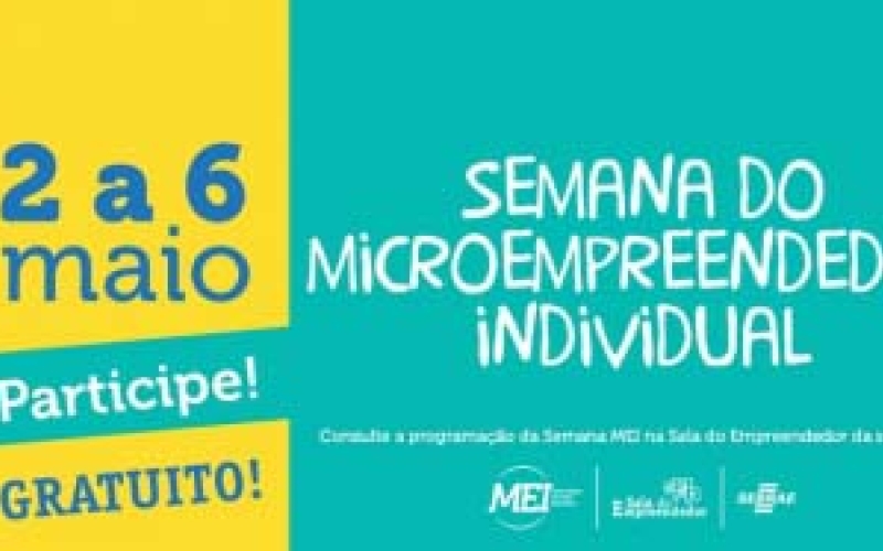Inscrições abertas para Semana do Microempreendedor Individual
