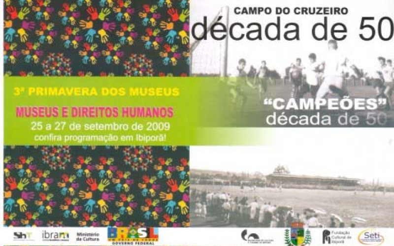 Primavera dos Museus em Ibiporã nos dias 25 a 27/9