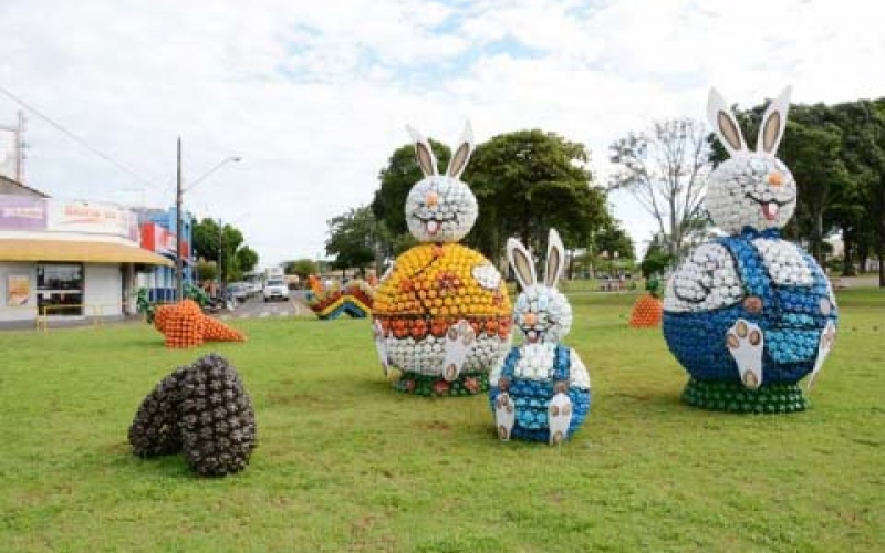 Ibiporã está enfeitada para a Páscoa