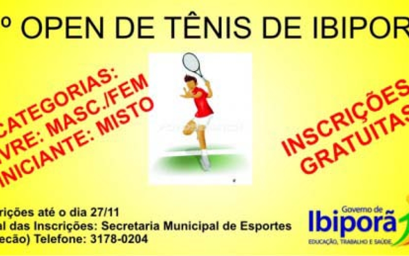 Secretaria de Esportes promove campeonatos de futsal, tênis e xadrez
