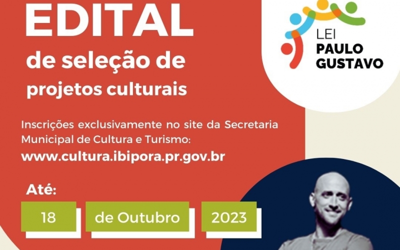 Lei Paulo Gustavo: Cultura publica edital de inscrição para projetos culturais