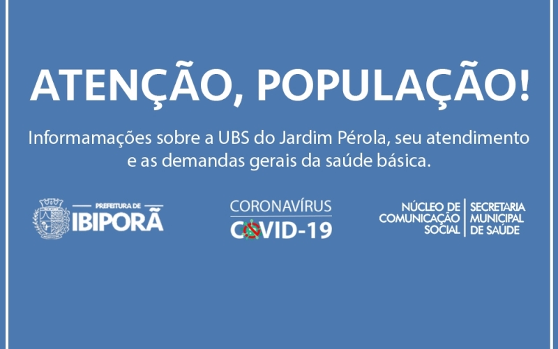 Unidade Básica de Saúde do Jardim Pérola volta com atendimento padrão às demandas gerais da saúde básica