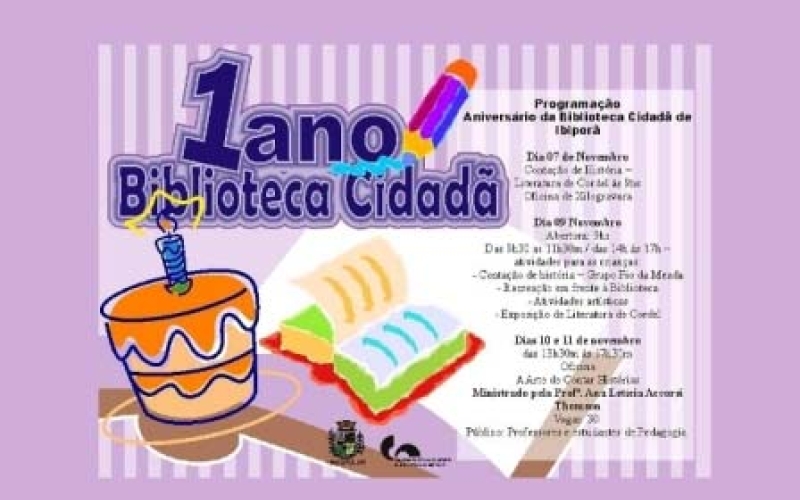 1 ano de Biblioteca Cidadã