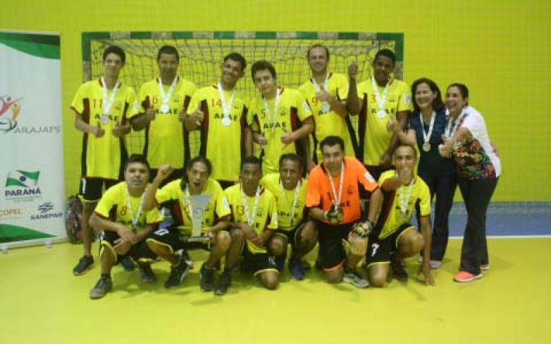 Ibiporã é vice no handebol masculino para atletas com Deficiência Intelectual