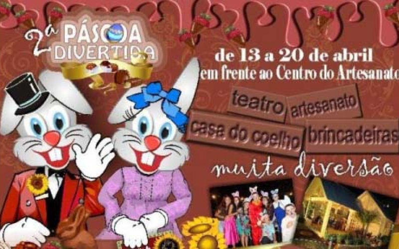 2ª Páscoa Divertida a partir desta quarta dia 13