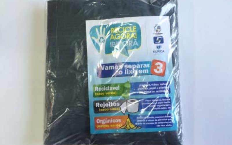 Samae passa a distribuir kits de saquinhos para separação dos resíduos