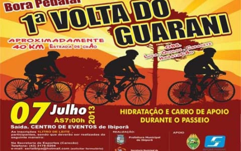 Inscrições abertas para a 1ª Volta do Guarani