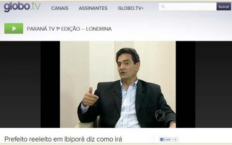 Prefeito reeleito em Ibiporã diz como irá administrar o município nos próximos 4 anos