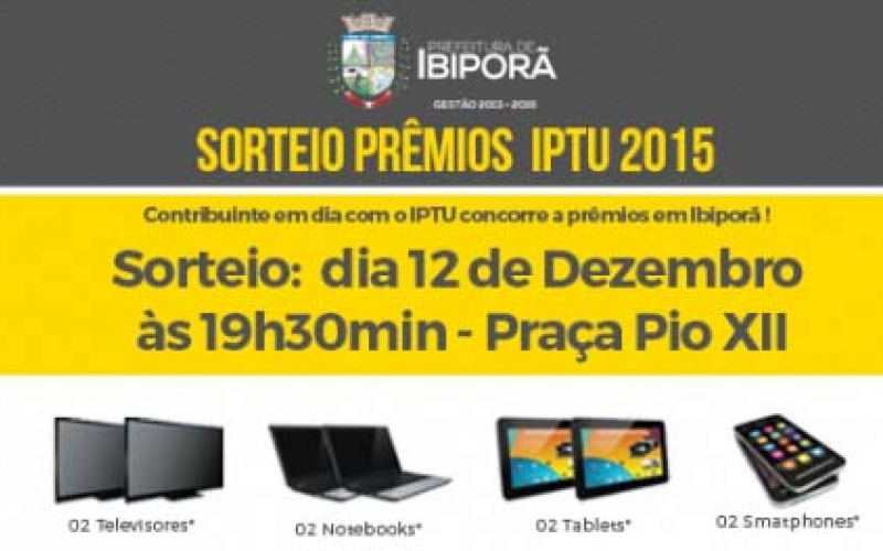 Administração Municipal realiza sorteio de eletroeletrônicos em Ibiporã 