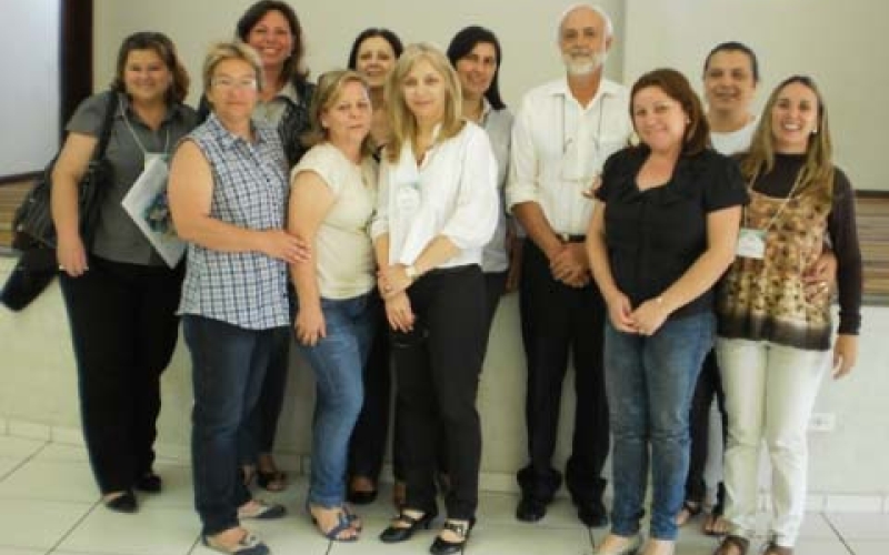 Professoras e diretoras em capacitações