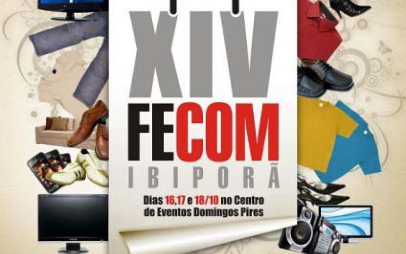 FECOM dias 16, 17 e 18/10, no Centro de Eventos de Ibiporã