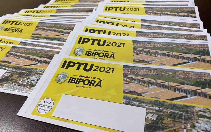 Carnês do IPTU começam a ser distribuídos pelos Correios