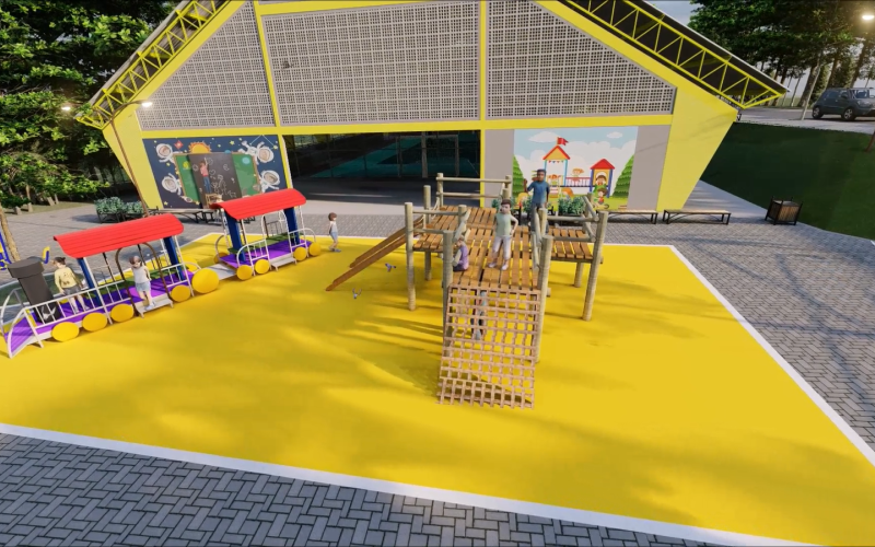 Ibiporã abre licitação para construir quadra poliesportiva, playground e pista de caminhada no John Kennedy