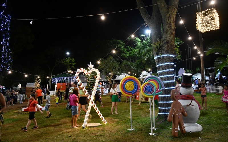 Inovadora Vila de Natal traz encanto para o Natal de Paz e Luz, em Ibiporã