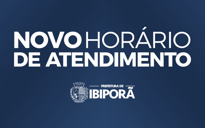 Como as demais prefeituras da região, Ibiporã terá horário especial de atendimento ao público, para organização de demandas internas