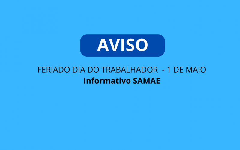 INFORMATIVO SAMAE 